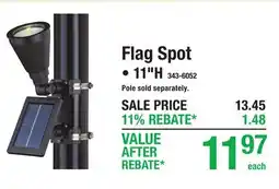 Menards Flag Spot offer