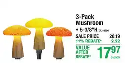 Menards 3-Pack Mushroom offer