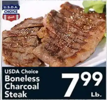 Eurofresh Market USDA Choice Boneless Charcoal Steak offer