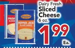 Eurofresh Market Dairy Fresh Sliced Cheese offer
