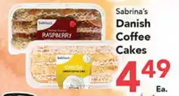 Eurofresh Market Sabrina's Danish Coffee Cakes offer