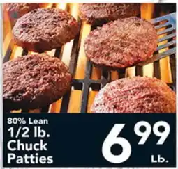 Eurofresh Market 80% Lean 1/2 lb. Chuck Patties offer