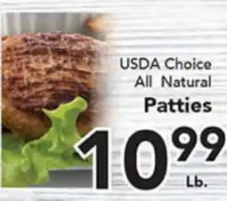 Eurofresh Market USDA Choice All Natural Patties offer