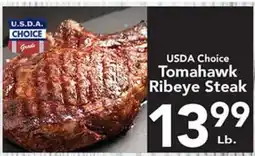 Eurofresh Market USDA Choice Tomahawk Ribeye Steak offer