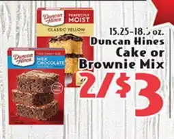 Eurofresh Market Duncan Hines Cake or Brownie Mix offer