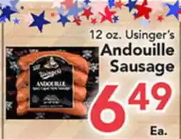 Eurofresh Market 12 oz. Usinger's Andouille Sausage offer