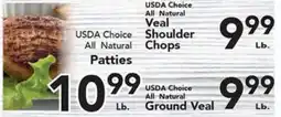 Eurofresh Market USDA Choice All Natural Veal Shoulder Chops Patties offer