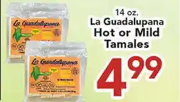 Eurofresh Market La Guadalupana Hot or Mild Tamales offer