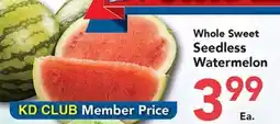 Eurofresh Market Whole Sweet Seedless Watermelon offer