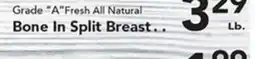 Eurofresh Market Grade A Fresh All Natural Bone In Split Breast offer