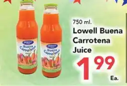 Eurofresh Market Lowell Buena Carrotena Juice offer