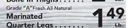 Eurofresh Market Marinated Quarter Legs offer