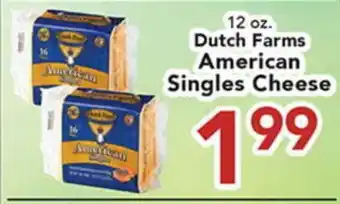 Eurofresh Market Dutch Farms American Singles Cheese offer