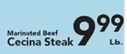 Eurofresh Market Marinated Beef Cecina Steak offer