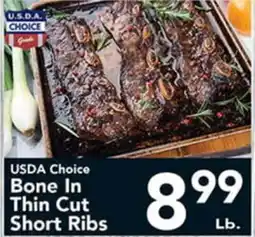 Eurofresh Market USDA Choice Bone In Thin Cut Short Ribs offer