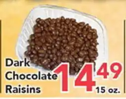 Eurofresh Market Dark Chocolate Raisins offer