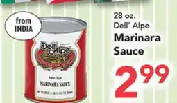 Eurofresh Market 28 oz. Dell' Alpe Marinara Sauce offer