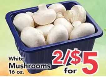 Eurofresh Market White Mushrooms offer