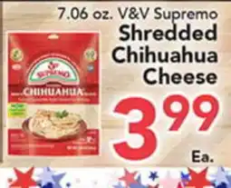 Eurofresh Market V&V Supremo Shredded Chihuahua Cheese offer