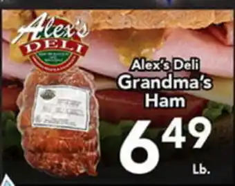 Eurofresh Market Alex's Deli Grandma's Ham offer