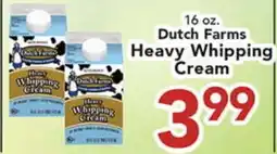 Eurofresh Market Dutch Farms Heavy Whipping Cream offer
