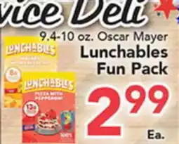 Eurofresh Market 9.4-10 oz. Oscar Mayer Lunchables Fun Pack offer
