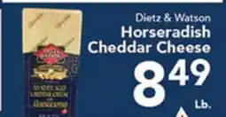 Eurofresh Market Dietz & Watson Horseradish Cheddar Cheese offer