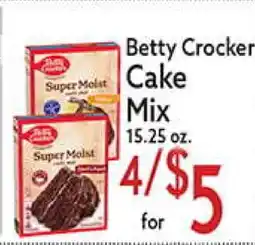 World Fresh Market Betty Crocker Cake Mix offer