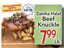 World Fresh Market Zabiha Halal Beef Knuckle offer