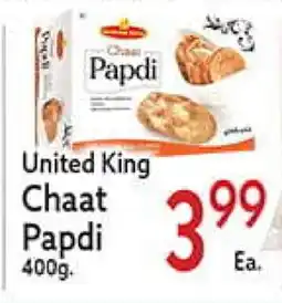 World Fresh Market United King Chaat Papdi offer