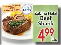 World Fresh Market Zabiha Halal Beef Shank offer