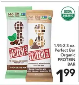 Pete's Fresh Market Perfect Bar Organic PROTEIN BAR offer