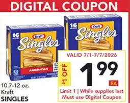 Pete's Fresh Market Kraft SINGLES offer