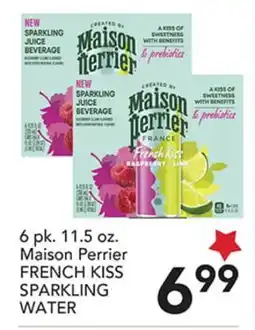 Pete's Fresh Market Maison Perrier FRENCH KISS SPARKLING WATER offer