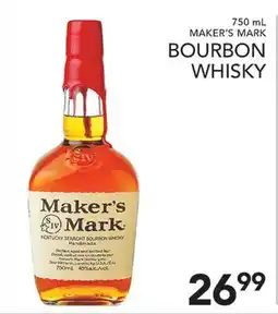 Pete's Fresh Market MAKER'S MARK BOURBON WHISKY offer