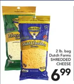 Pete's Fresh Market 2 lb. bag Dutch Farms SHREDDED CHEESE offer