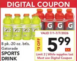 Pete's Fresh Market Gatorade SPORTS DRINK offer