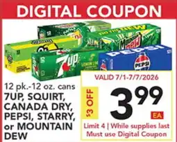 Pete's Fresh Market 7UP, Squirt, Canada Dry, Pepsi, Starry or Mountain Dew offer