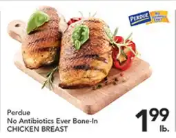 Pete's Fresh Market Perdue No Antibiotics Ever Bone-In CHICKEN BREAST offer
