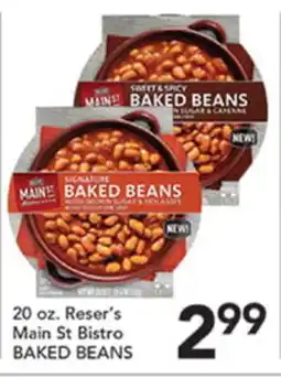 Pete's Fresh Market Reser's Main St Bistro BAKED BEANS offer