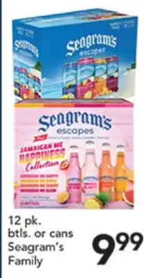Pete's Fresh Market Seagram's Family offer