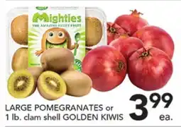 Pete's Fresh Market LARGE POMEGRANATES or 1 lb. clam shell GOLDEN KIWIS offer