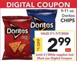 Pete's Fresh Market 9-11 oz. Doritos CHIPS offer