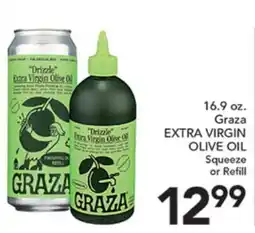 Pete's Fresh Market Graza EXTRA VIRGIN OLIVE OIL Squeeze or Refill offer