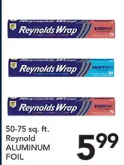 Pete's Fresh Market 50-75 sq. ft. Reynolds ALUMINUM FOIL offer