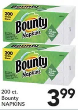 Pete's Fresh Market 200 ct. Bounty NAPKINS offer