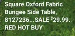 Ace Hardware Square Oxford Fabric Bungee Side Table offer