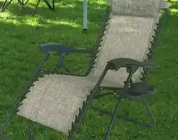 Ace Hardware Multi-Position Sling Folding Lounger offer