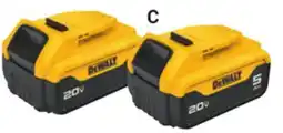 Ace Hardware Select DEWALT 20V MAX Power Tool Kits or Batteries offer