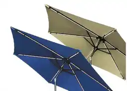 Ace Hardware 9' Tiltable LED Solar Umbrella offer